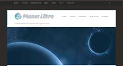 Desktop Screenshot of blog.planet-libre.org